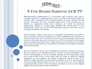 t con board samsung lcd tv