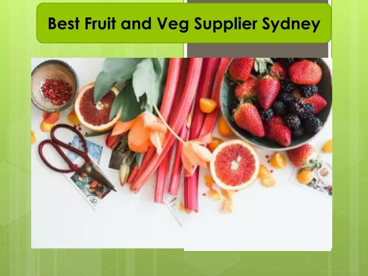 best fruit and veg supplier sydney