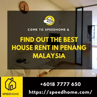 To Rent House in Penang – Contact SPEEDHOME