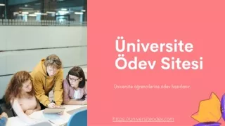 Üniversite Ödev Sitesi