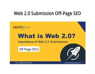 Web 2.0 Submission Off-Page SEO