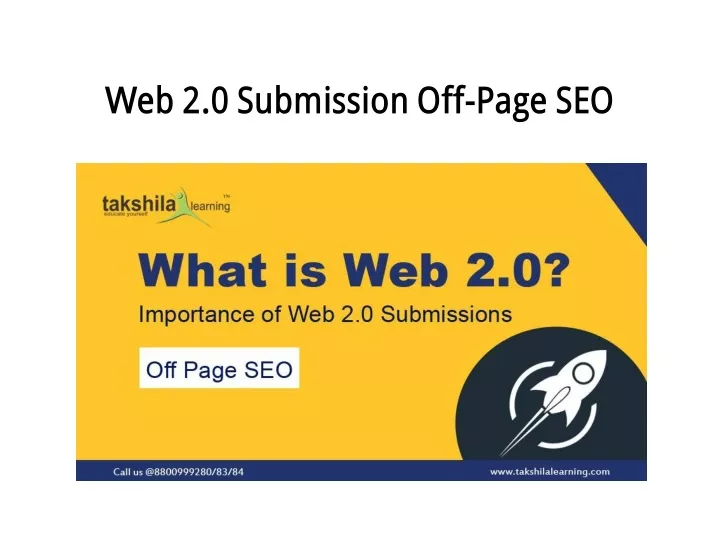 web 2 0 submission off page seo