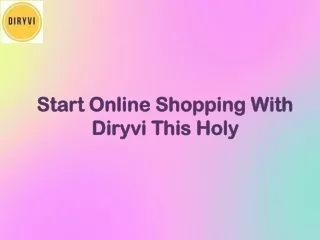 Online shopping site in india | Shop online for women clothing-Diryvi