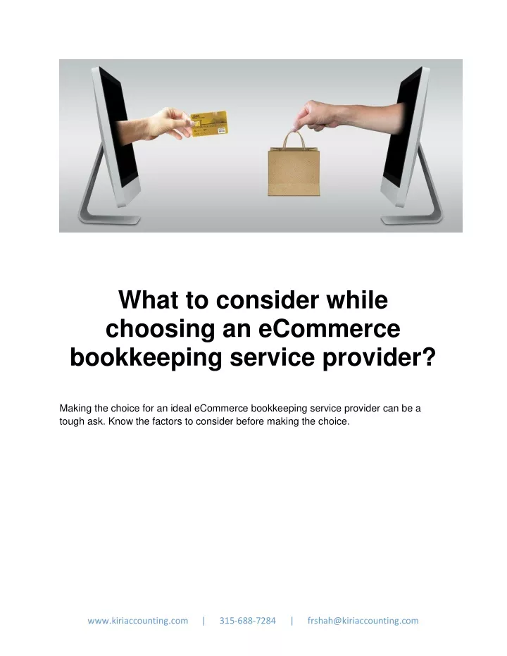 what to consider while choosing an ecommerce