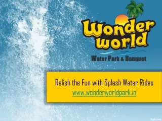 Heavy Discounts on Water Park in Puri Ticket Price Alert