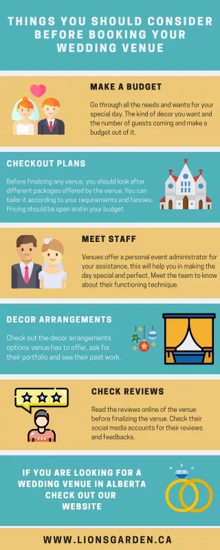Things You Should Consider Before Booking Your Wedding Venue