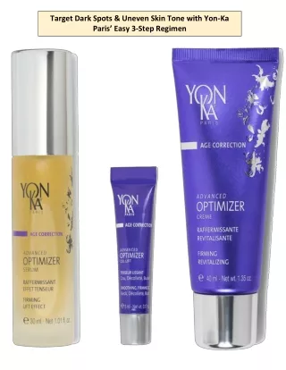 target dark spots uneven skin tone with