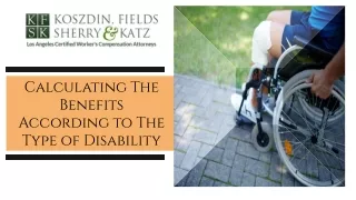 calculating the benefits according to the type
