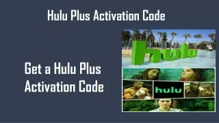 hulu plus activation code