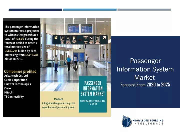 passenger information system market forecast from