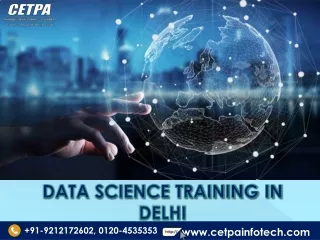 Best Data Science Training Institute in Delhi | Cetpa Infotech