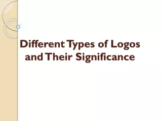 Different Types of Logos and Their Significance