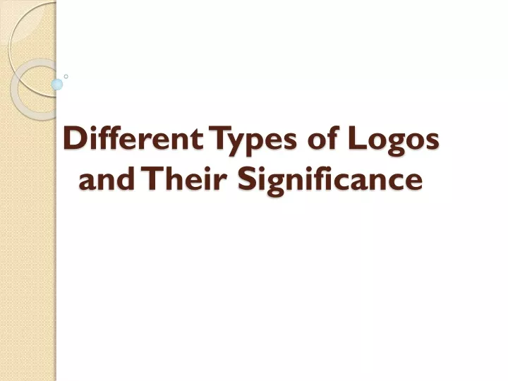 different types of logos and their significance