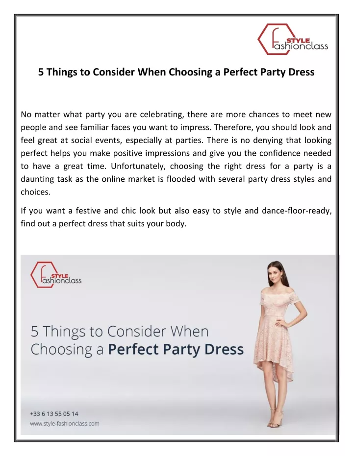 5 things to consider when choosing a perfect