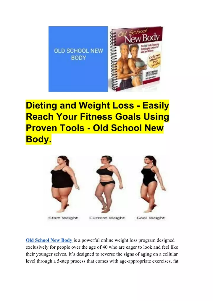 dieting and weight loss easily reach your fitness