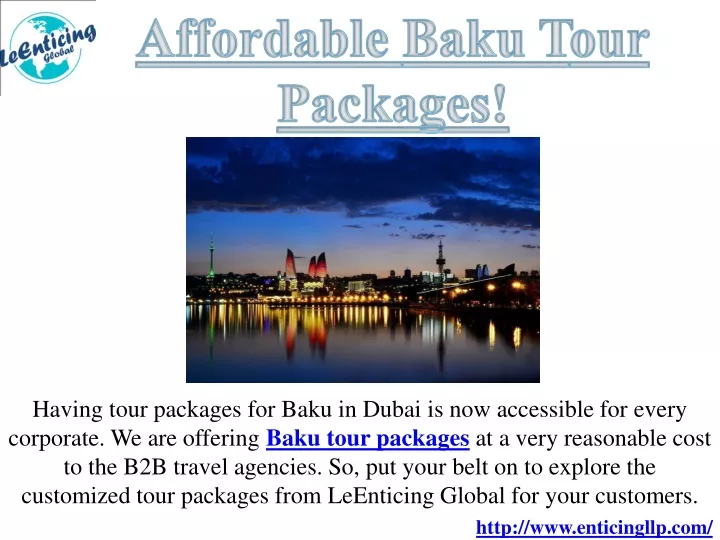 affordable baku t our packages
