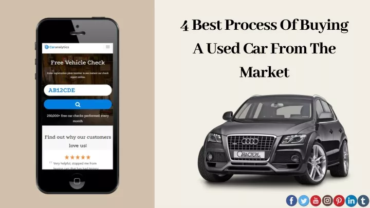 4 best process of buying a used car from