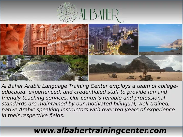al baher arabic language training center employs