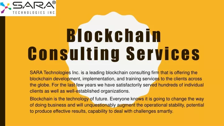 blockchain consulting services
