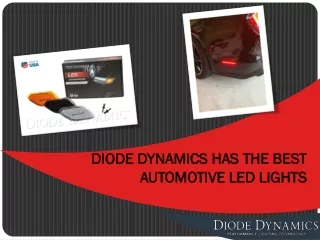 Diode Dynamics Has The Best Automotive LED Lights