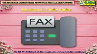 Luxembourg Fax Number Database