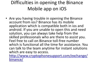 Sometimes Two-factor authentication fails in Binance.