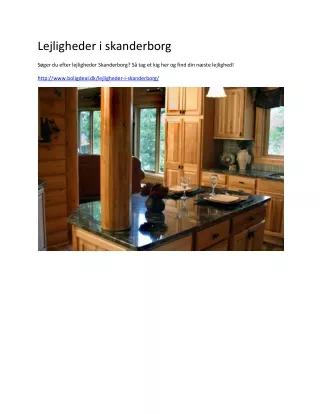 lejligheder i skanderborg