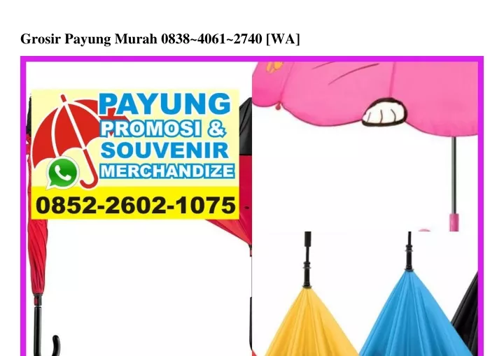 grosir payung murah 0838 4061 2740 wa