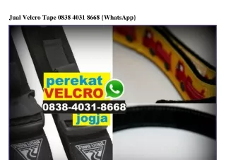 jual velcro tape 0838 4031 8668 whatsapp