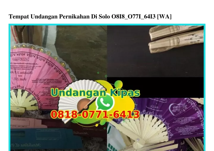 tempat undangan pernikahan di solo o8i8 o77i 64i3