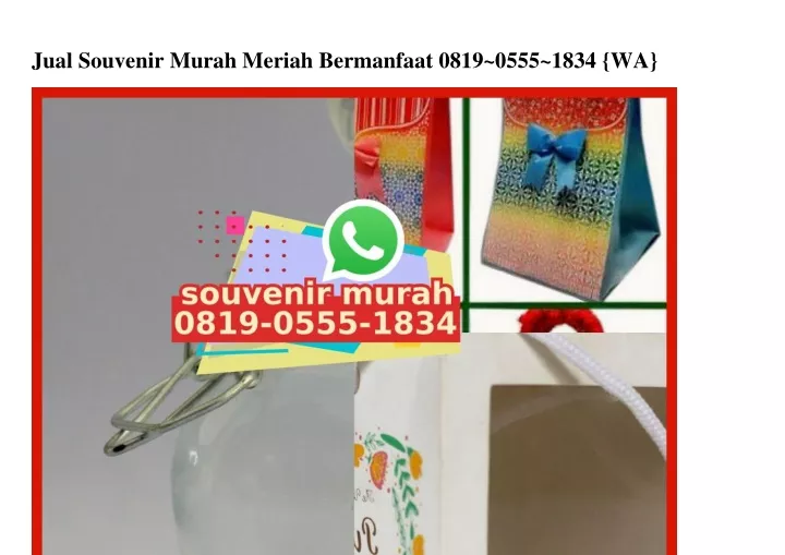 jual souvenir murah meriah bermanfaat 0819 0555