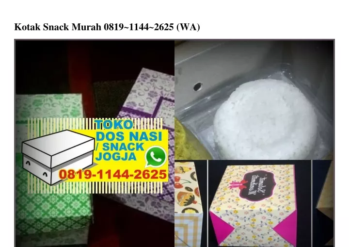 kotak snack murah 0819 1144 2625 wa