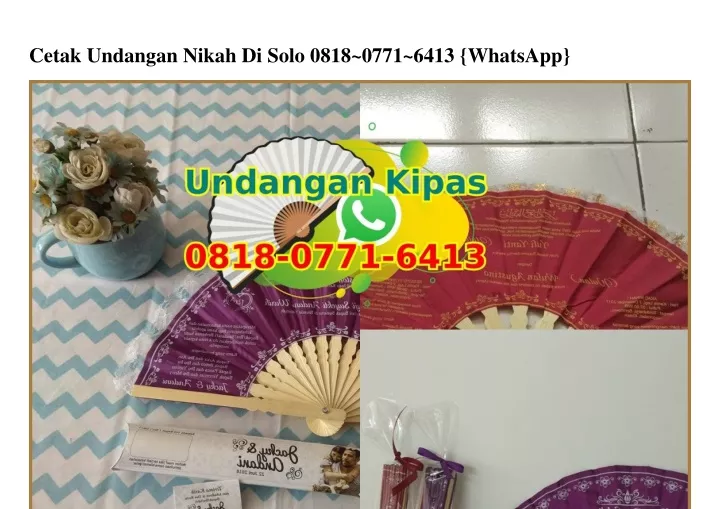 cetak undangan nikah di solo 0818 0771 6413