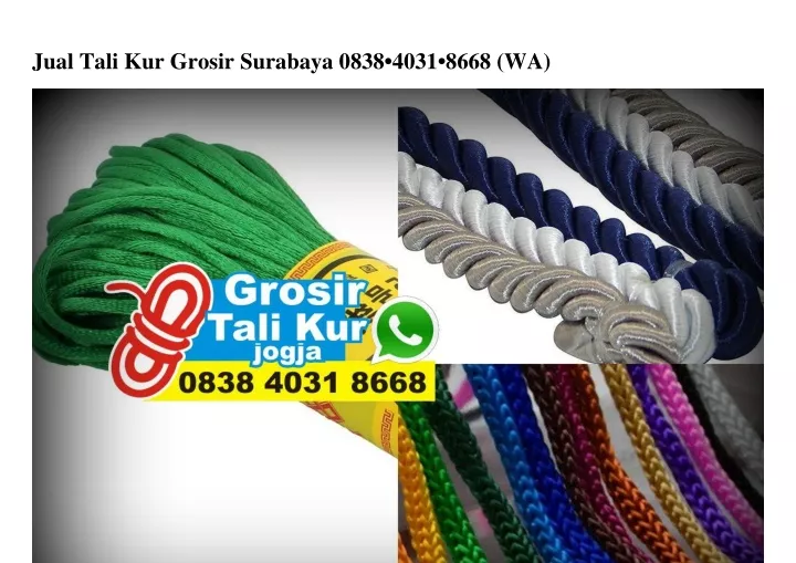 jual tali kur grosir surabaya 0838 4031 8668 wa