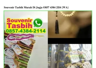 Souvenir Tasbih Murah Di Jogja 0857_4384_2114 {WA}