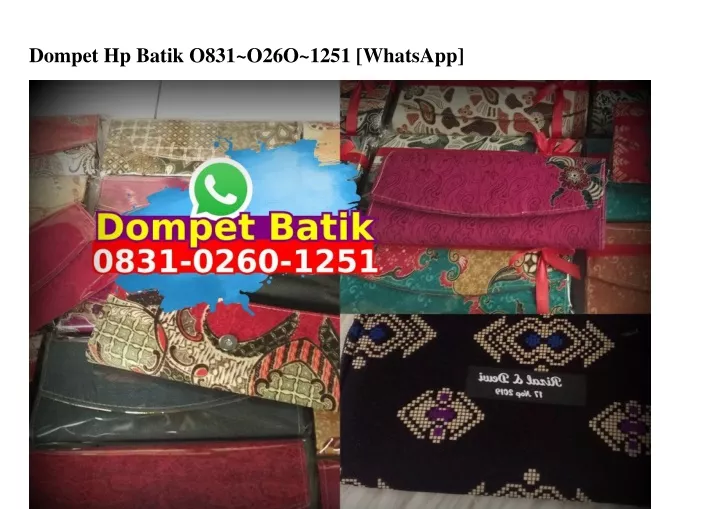 dompet hp batik o831 o26o 1251 whatsapp