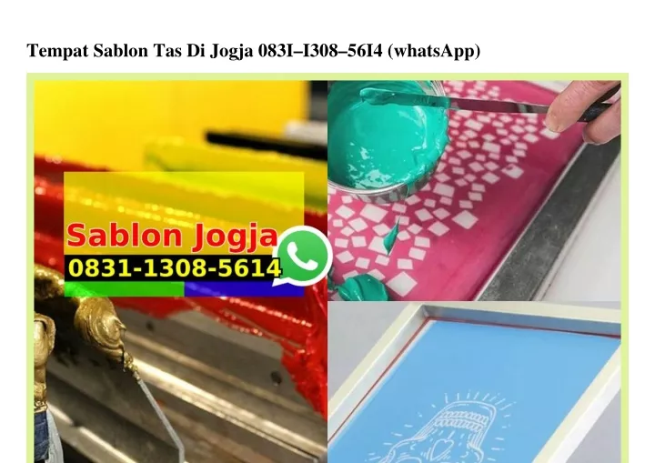 tempat sablon tas di jogja 083i i308 56i4 whatsapp