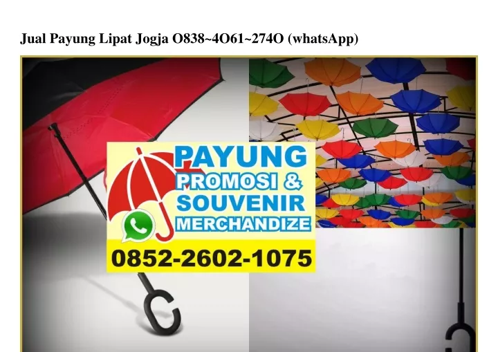 jual payung lipat jogja o838 4o61 274o whatsapp