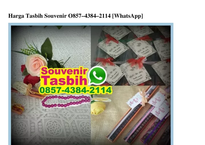 harga tasbih souvenir o857 4384 2114 whatsapp