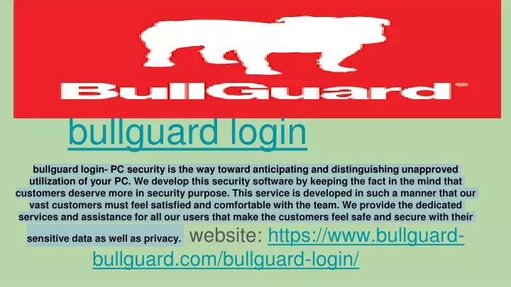 bullguard login