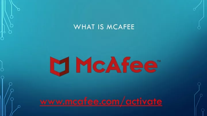 what is mcafee