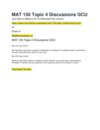 mat 150 topic 4 discussions gcu just click