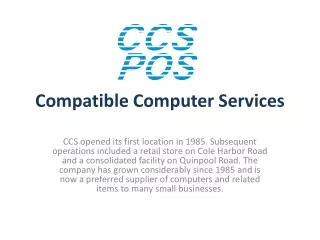 Computer Service for Retail Stores - CCS POS