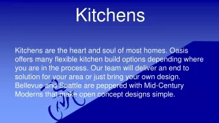 Kitchens - Oasis Construction Group
