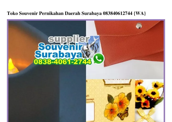 toko souvenir pernikahan daerah surabaya