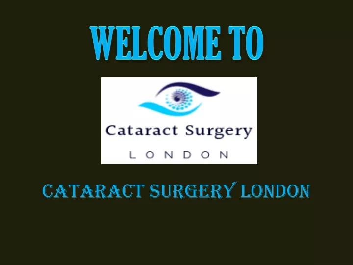 cataract surgery london