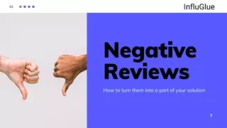 negative reviews how to turn them into a part of your solution