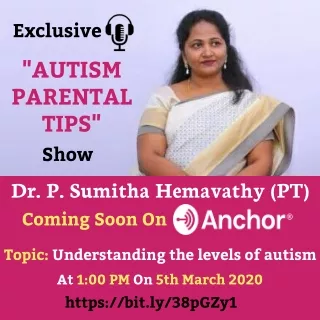Podcast Live on Anchor - Understanding the levels of autism | Centres for Autism Near Me in Bangalore