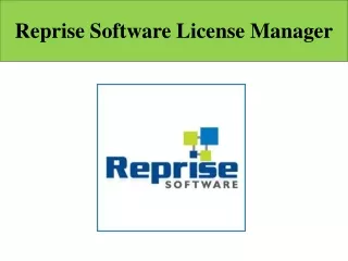 Reprise Software License Manager