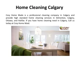 Home Cleaning Services in Ottawa